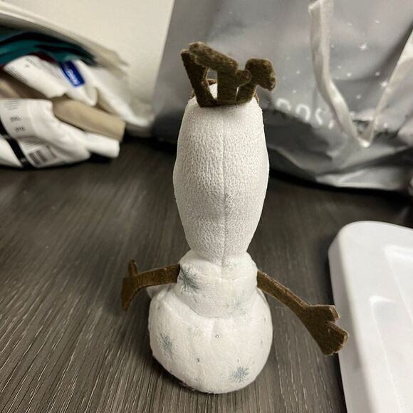 Disney Frozen Olaf Ty Glitter Soft Toy Plush Approx 7 Inches - Picture 3 of 6